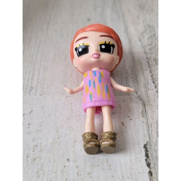 Fashionista mini doll girl bun toy figure boots - Picture 2 of 4